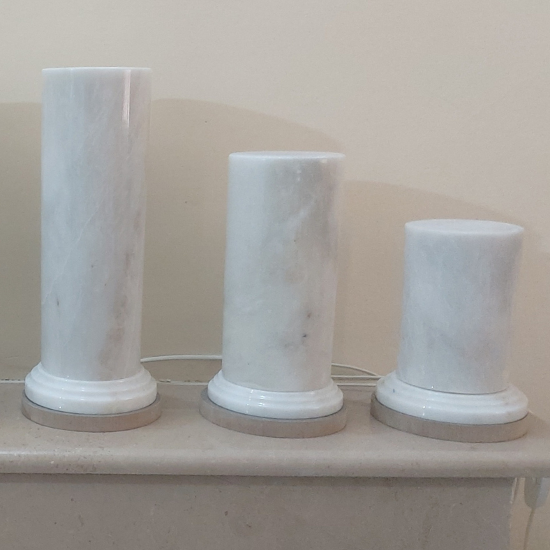 Handmade Natural Marble Table Lamp
