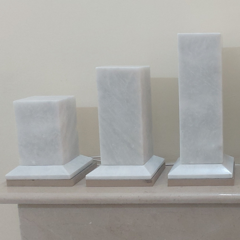 Handmade Natural Marble Table Lamp