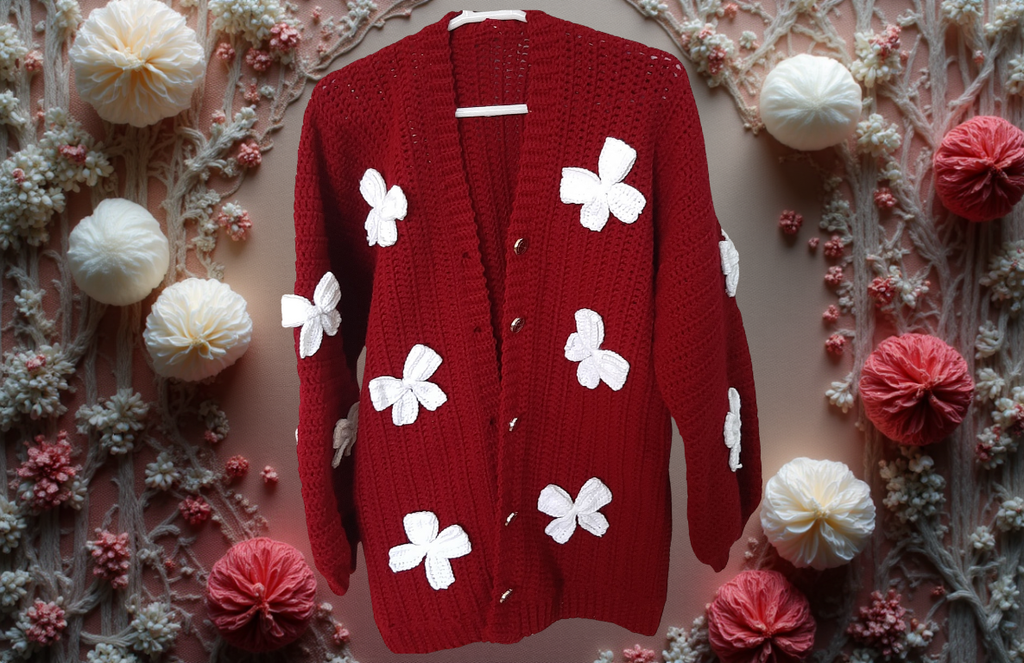 Hand-Crafted Regular Length Cardigan