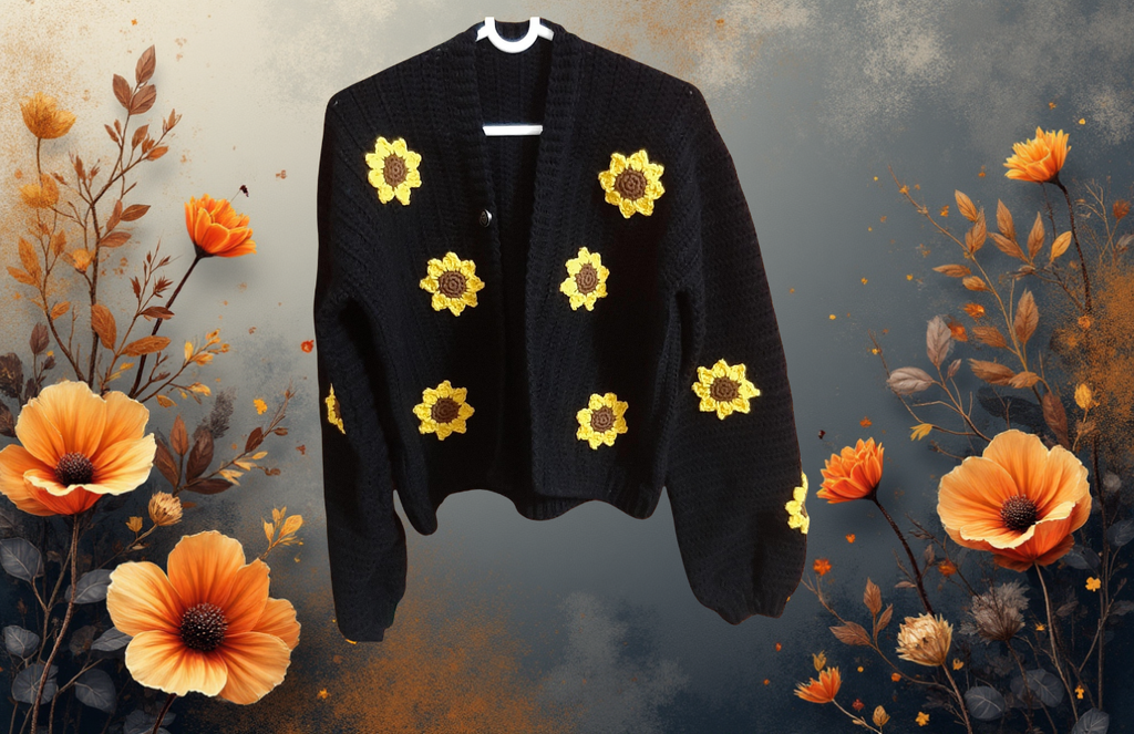 Hand-Crafted Cropped Top Cardigan