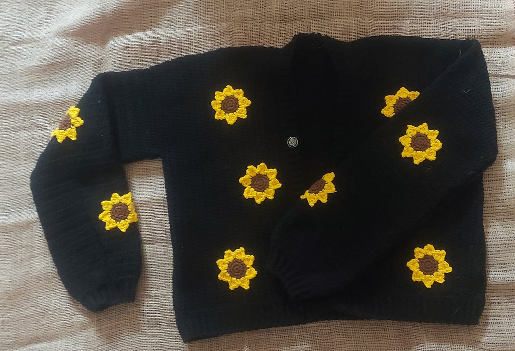 Hand-Crafted Cropped Top Cardigan