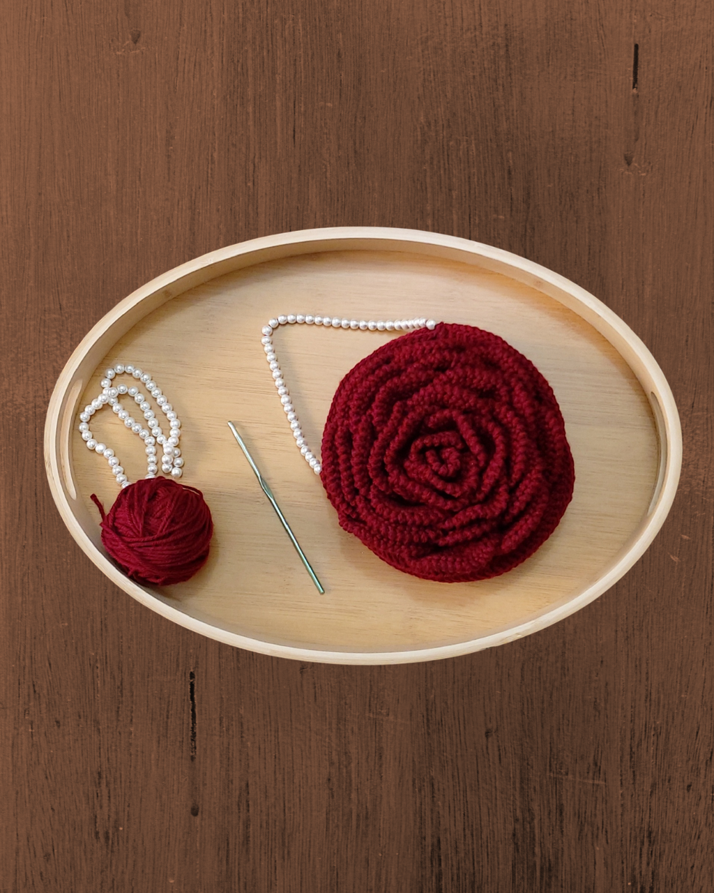 Luxury Crochet Rose Bag – Handmade Floral Purse with Custom Colors & Straps | Bridal Wedding Handbag, Party Clutch, Gift for Her