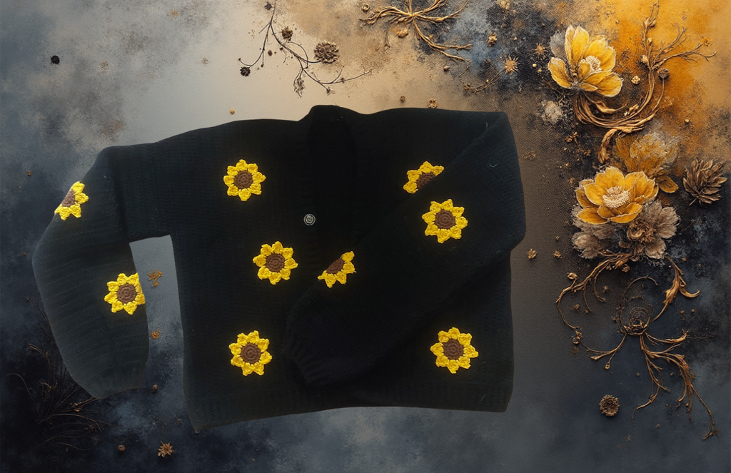 Hand-Crafted Cropped Top Cardigan