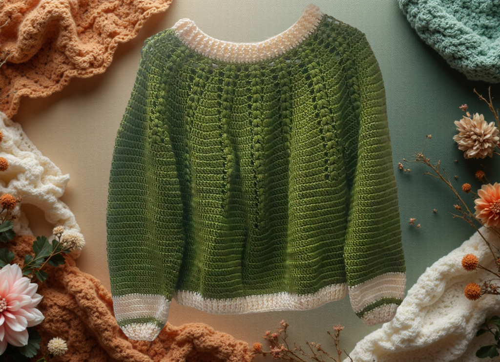 Hand-Crafted Cropped Top Cardigan