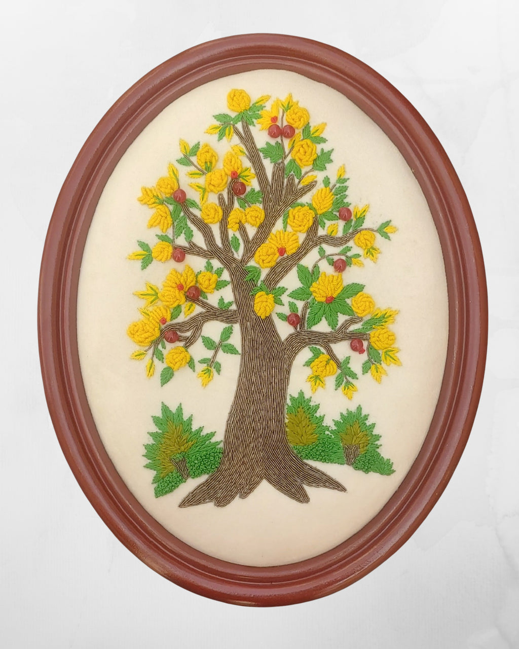 Aari Embroidered Wall Hanging Set of Trees