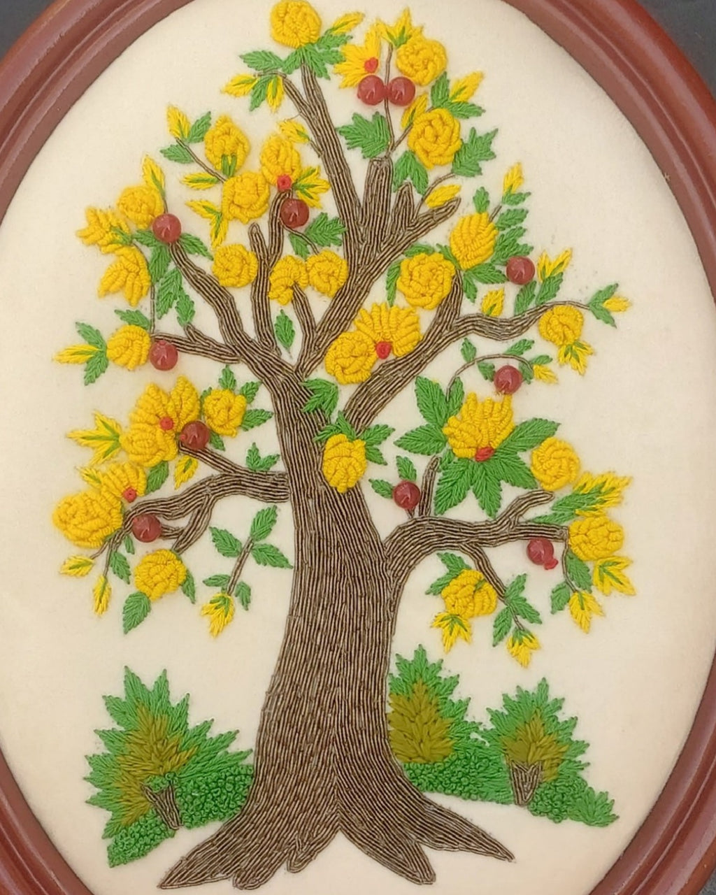 Aari Embroidered Wall Hanging Set of Trees