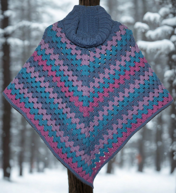 Hand Crafted Crochet Poncho