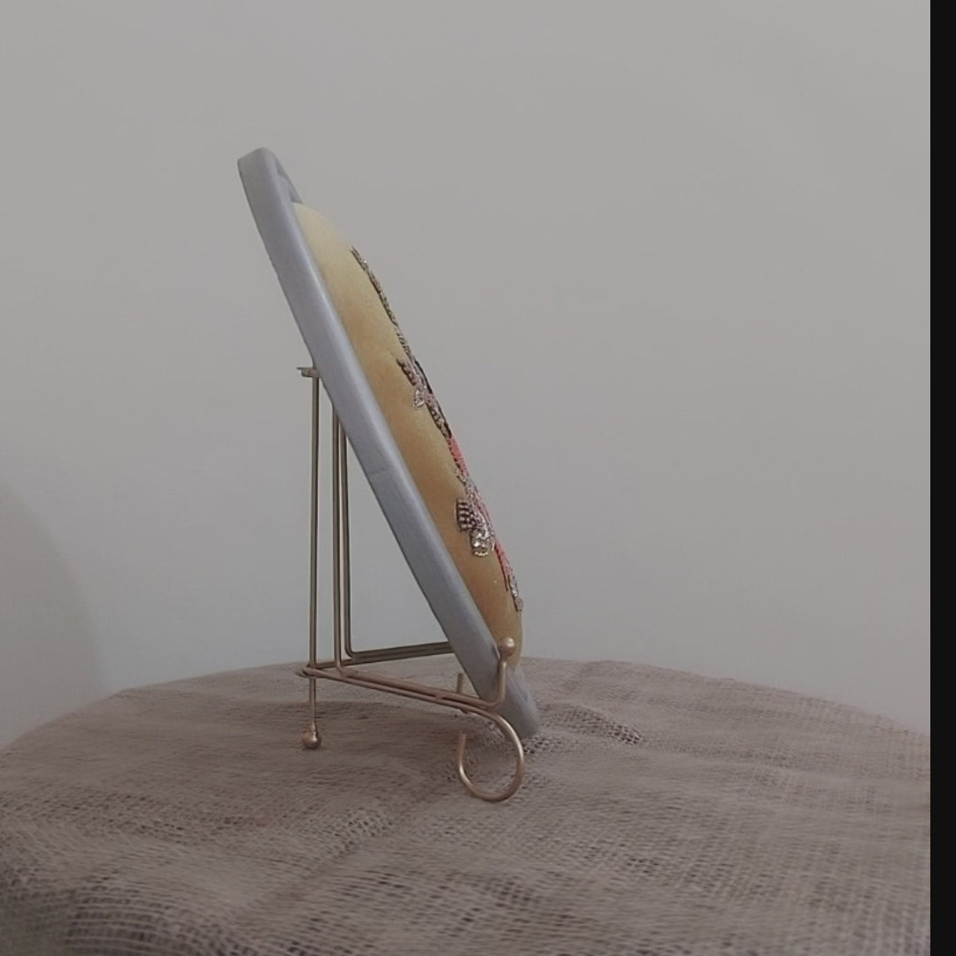 Aari Embroidered Wall Hanging