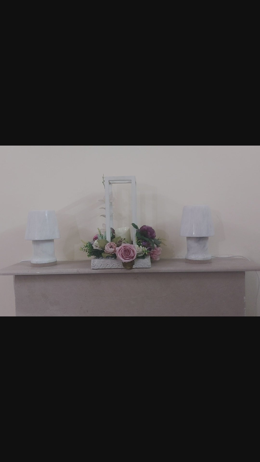 Handmade Natural Marble Table Lamp